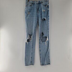 PACSUN Woman's Mom Ripped Jeans‎ 25 Cotton 100%